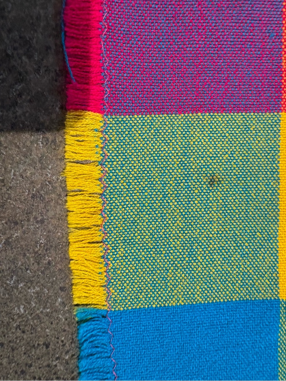 Mexican woven tablecloth and 6 napkins - Picture 8 of 9